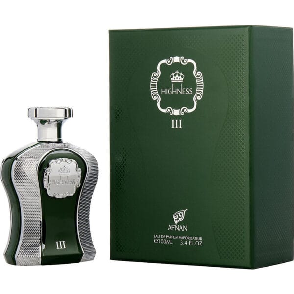 ⁦אפנאן היינס ירוק AFNAN HIGHNESS III GREEN M EDP 100ML⁩ – תמונה ⁦5⁩