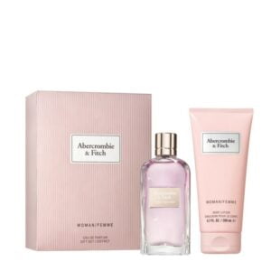 88712 brqwmby pyrst ynstynqt mrz bwsm lysh dp 100ml qrm gwp 200ml ABERCROMBIE FIRST INSTINCT SET EDP 100ML BODY LOTION 200ML 768x998