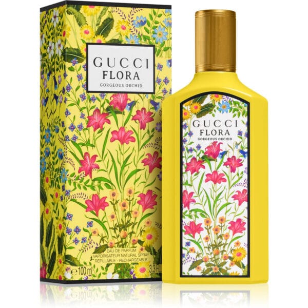 ⁦גוצי פלורה גורגס אורכיד אדפ GUCCI FLORA GORGEOUS ORCHID EDP 100ML⁩ – תמונה ⁦4⁩