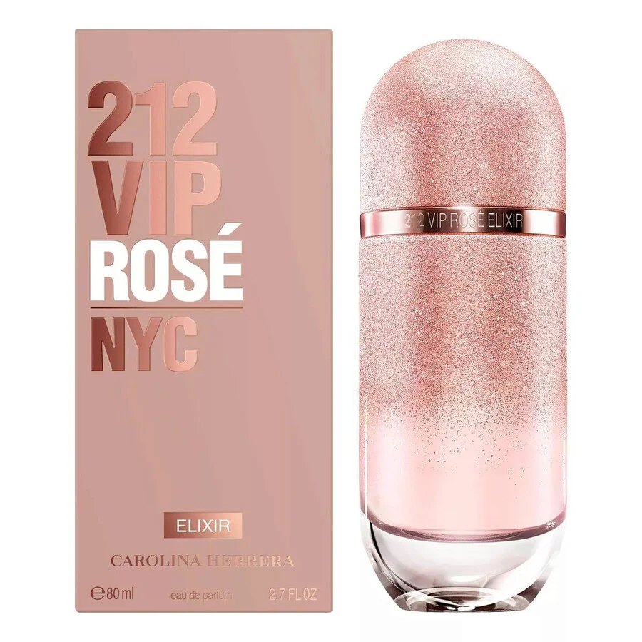 carolina herrera ladies 212 vip rose elixir edp spray 271 oz fragrances 8411061083482 1200x1200