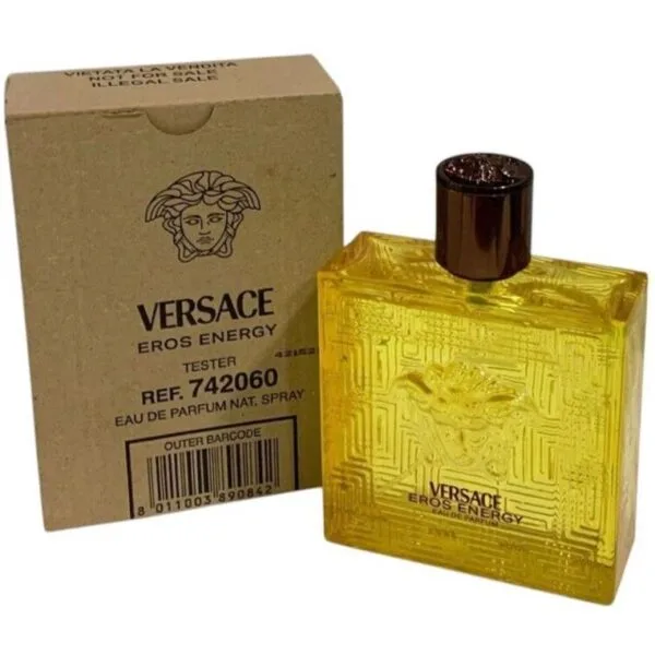 טסטר ורסצה ארוס אנרגי א.ד.פ TESTER VERSACE EROS ENERGY EDP 100ML