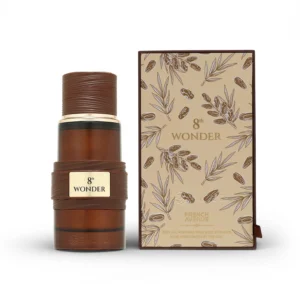 french avenue 8th wonder perfume bottle beside box against white background 300x300