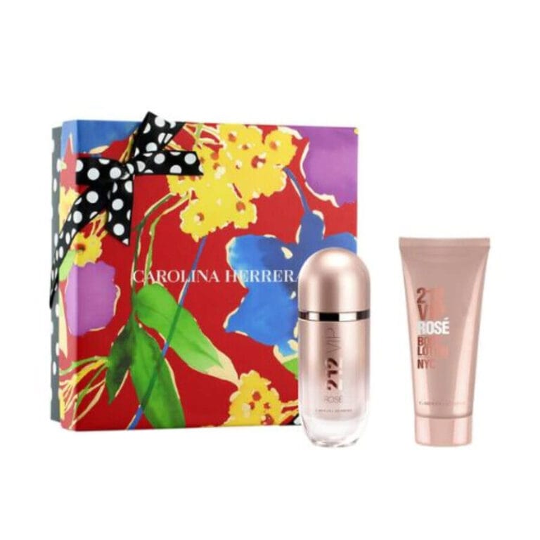 carolina herrera ladies 212 vip rose gift set fragrances 8411061109953